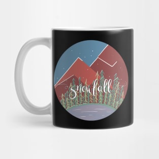 Snowfall / Nature Camping Trip Mug